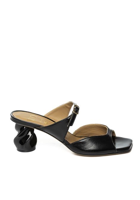 Black pitti sandal WO MILANO | 122PITTI-NERO